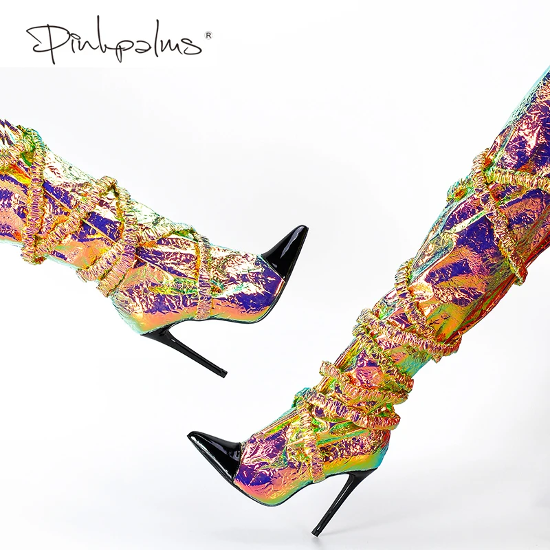 Pink Palms Autumn Winter Shoes Women Over The Knee Boots Women Thigh High Heels Pointed Toe Slip On Fashion Sexy Unique Boots
Pink Palms Autumn Winter Shoes Women Over The Knee Boots Women Thigh High Heels Pointed Toe Slip On Fashion Sexy Unique Boots