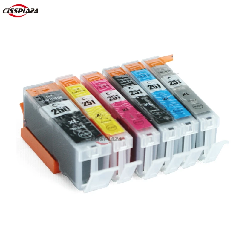 CISSPLAZA 6pcs Compatible ink Cartridge for CANON MG6320 MG7120 MG7520 IP8720 PGI-250 251 Grey pgi250 GY
CISSPLAZA 6pcs Compatible ink Cartridge for CANON MG6320 MG7120 MG7520 IP8720 PGI-250 251 Grey pgi250 GY