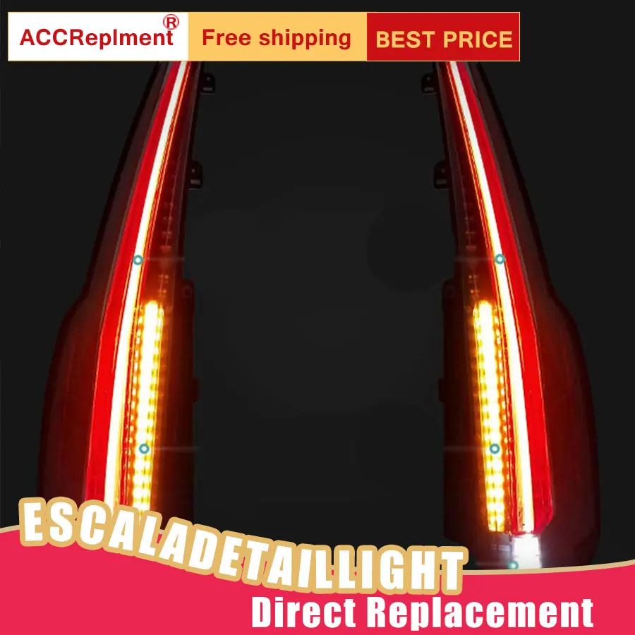 New LED Taillights Assembly For Cadillac Escalade 07-14 LED Rear Lamp Brake Reverse Light Rear Back Up Lamp DRL Car Tail lights
New LED Taillights Assembly For Cadillac Escalade 07-14 LED Rear Lamp Brake Reverse Light Rear Back Up Lamp DRL Car Tail lights