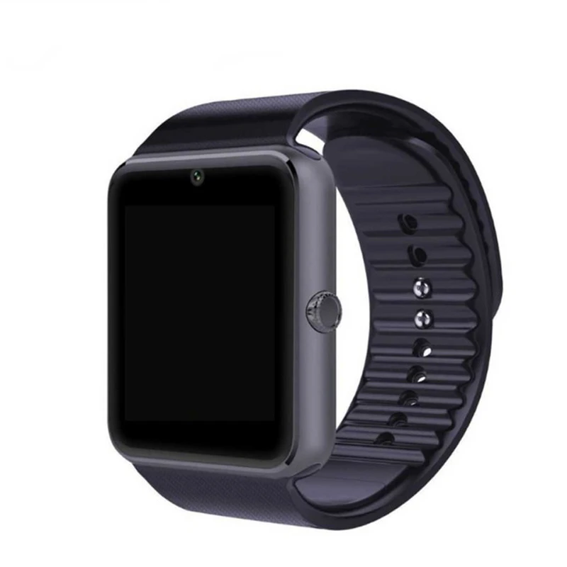 Фото Bluetooth Смарт-часы GT08 для Apple iphone IOS Android телефон наручные часы Поддержка