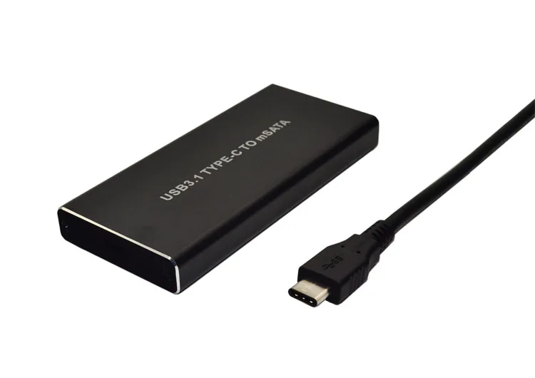Aluminum 5Gbps USB3.1 Type-C to mSATA SSD 3.0/2.0 HDD Enclosure Box Case Plug and Play
Aluminum 5Gbps USB3.1 Type-C to mSATA SSD 3.0/2.0 HDD Enclosure Box Case Plug and Play