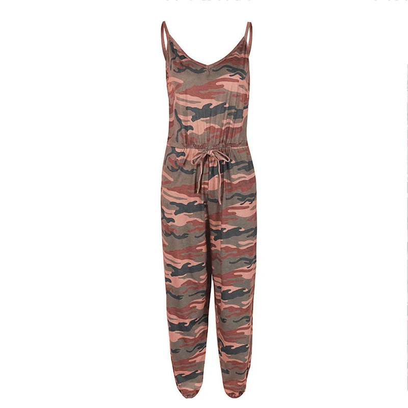 Sexy Women Summer Spaghetti Strap V Neck Bandage Camouflage Jumpsuits Female Casual Military Slim Fit Vintage Jumpsuits SJ3510M
Sexy Women Summer Spaghetti Strap V Neck Bandage Camouflage Jumpsuits Female Casual Military Slim Fit Vintage Jumpsuits SJ3510M