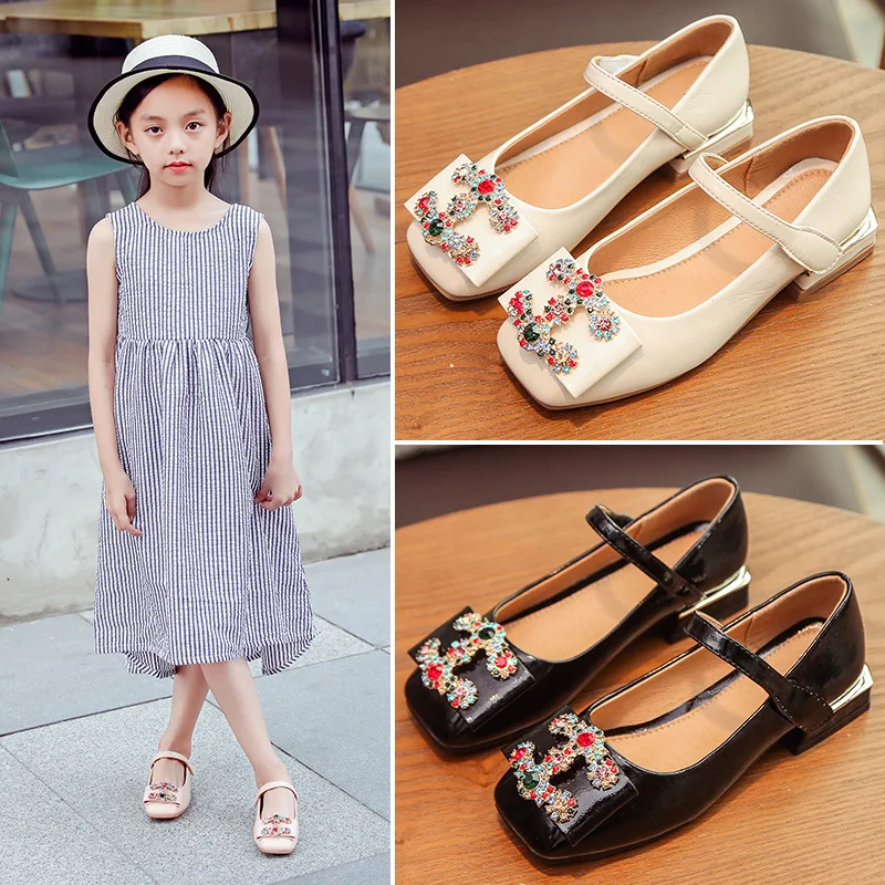 Girls Princess Flats Shoes Leather Kids Shoes for Dance Party Princess Girl Single Rhinestone prince Shoes
Girls Princess Flats Shoes Leather Kids Shoes for Dance Party Princess Girl Single Rhinestone prince Shoes
