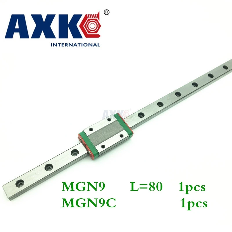 2023 Promotion Linear Rail Axk Cnc Router Parts 1pc 9mm Width Linear Guide Rail 80mm Mgn9 + Mgn Mgn9c Blocks Carriage For Cnc
2023 Promotion Linear Rail Axk Cnc Router Parts 1pc 9mm Width Linear Guide Rail 80mm Mgn9 + Mgn Mgn9c Blocks Carriage For Cnc