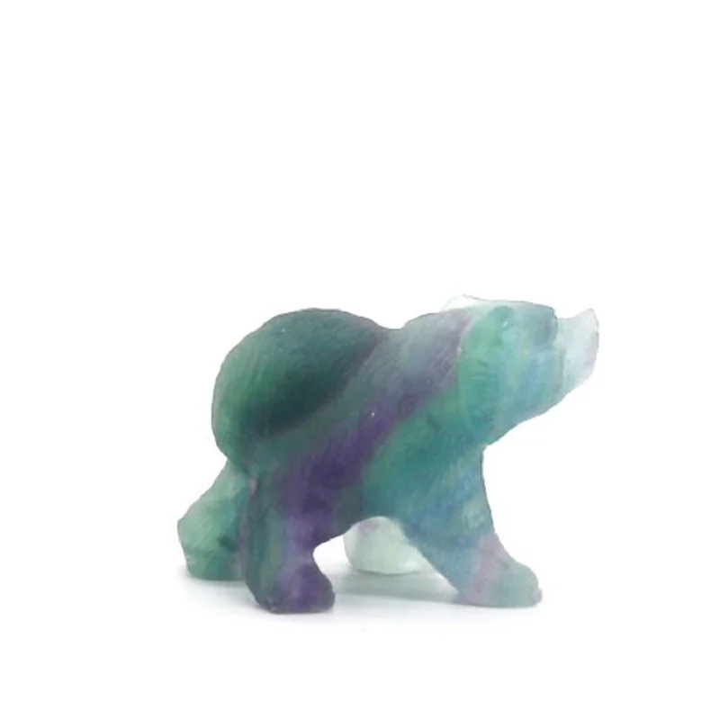 Quartz Carving Bear Natural Crystal Fluorite Bear Moonstone Tiger's-eye Of Animals Healing Guardian Statue Figurine Crafts
Quartz Carving Bear Natural Crystal Fluorite Bear Moonstone Tiger's-eye Of Animals Healing Guardian Statue Figurine Crafts