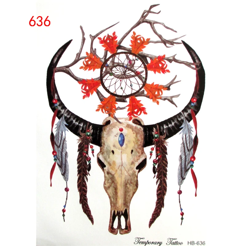 Bull tattoo stickers Romantic Dreamcatcher Tattoo Feather Flower Decals Body Art Fake Dream Waterproof Temporary Tattoos
Bull tattoo stickers Romantic Dreamcatcher Tattoo Feather Flower Decals Body Art Fake Dream Waterproof Temporary Tattoos