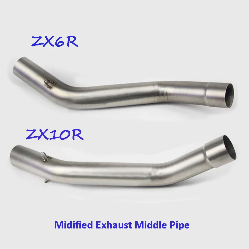 Motorcycle Exhaust Connect Pipe Slip on ZX6R ZX10R Middle Mid Pipe Modified Linking Pipe for Kawasaki ZX6R ZX10R
Motorcycle Exhaust Connect Pipe Slip on ZX6R ZX10R Middle Mid Pipe Modified Linking Pipe for Kawasaki ZX6R ZX10R