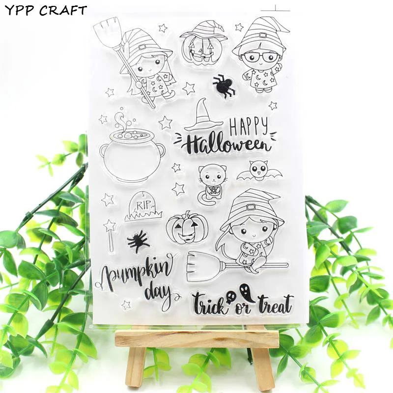 YPP CRAFT Happy Halloween Transparent Clear Silicone Stamps for DIY Scrapbooking/Card Making/Kids Fun Decoration Supplies 239
YPP CRAFT Happy Halloween Transparent Clear Silicone Stamps for DIY Scrapbooking/Card Making/Kids Fun Decoration Supplies 239