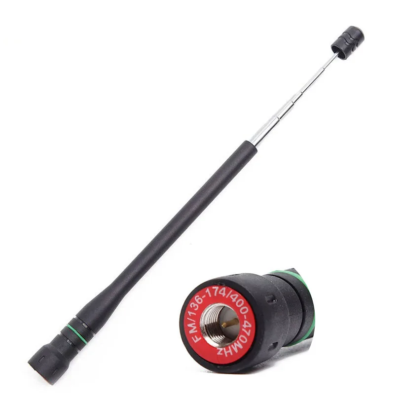 ABBREE AR-775 SMA-Мужская телескопическая антенна UHF/VHF, Двухдиапазонная для портативной радиостанции, TYT MD-380 ID
ABBREE AR-775 SMA-Мужская телескопическая антенна UHF/VHF, Двухдиапазонная для портативной радиостанции, TYT MD-380 ID