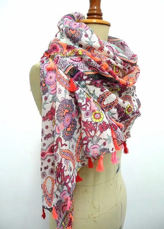 Tassel Scarf Oversize Shawl early spring ,holiday, Boho, Aztec Scarf Tribal Scarf
Tassel Scarf Oversize Shawl early spring ,holiday, Boho, Aztec Scarf Tribal Scarf