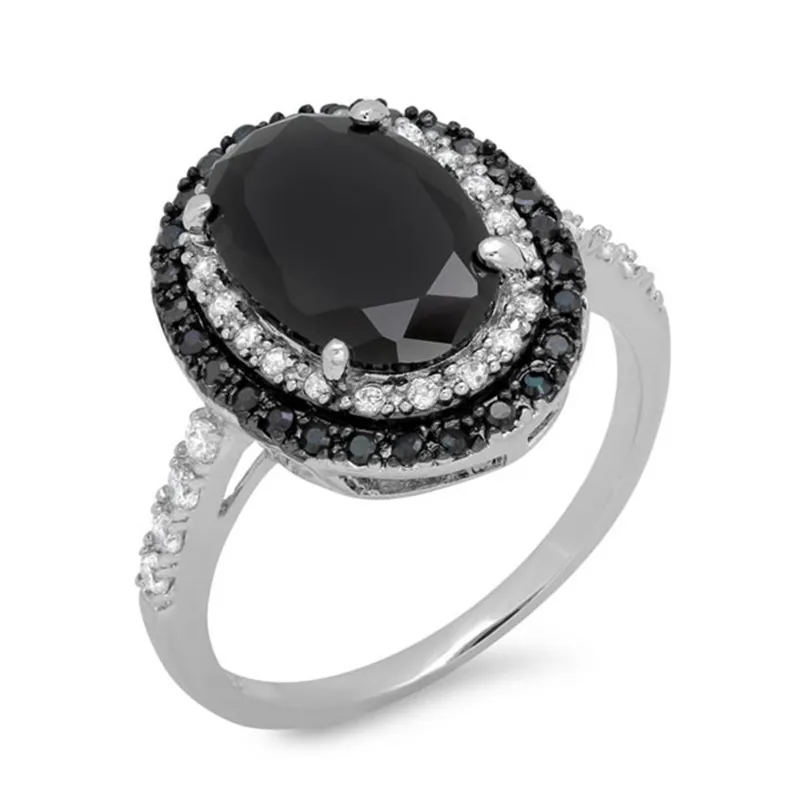 HUITAN Noble Cool Ring For Women Fashion Two-Tone Cubic Zircon Creative Black Stone Stylish Faddish Wedding Ring Band Hot
HUITAN Noble Cool Ring For Women Fashion Two-Tone Cubic Zircon Creative Black Stone Stylish Faddish Wedding Ring Band Hot
