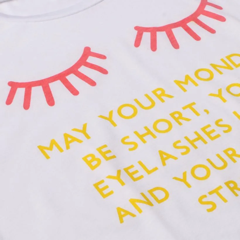 Feitong Women Blouse Summer Nice O-Neck Short Sleeve Regular Lenght Letter Casual Blouse Tops White
Feitong Women Blouse Summer Nice O-Neck Short Sleeve Regular Lenght Letter Casual Blouse Tops White