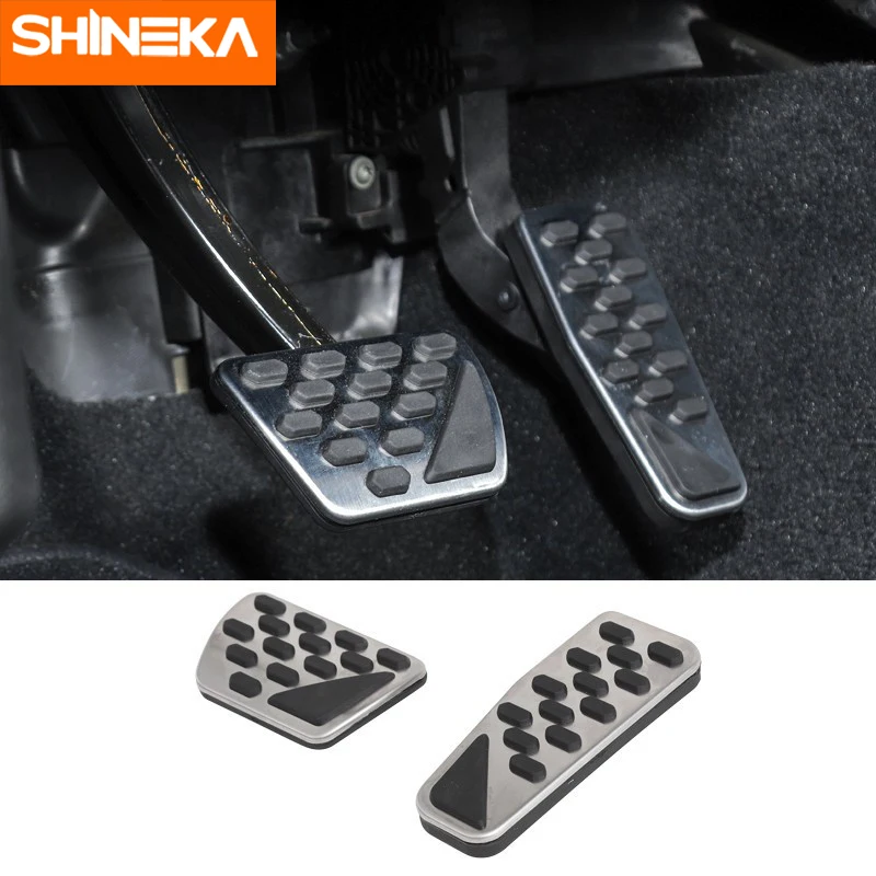 SHINEKA 2Pcs Pedals for Jeep Wrangler JL 2018+ Car Accelerator Foot Brake Pedal Cover Kit for Jeep Wrangler 2019 Car Accessories
SHINEKA 2Pcs Pedals for Jeep Wrangler JL 2018+ Car Accelerator Foot Brake Pedal Cover Kit for Jeep Wrangler 2019 Car Accessories