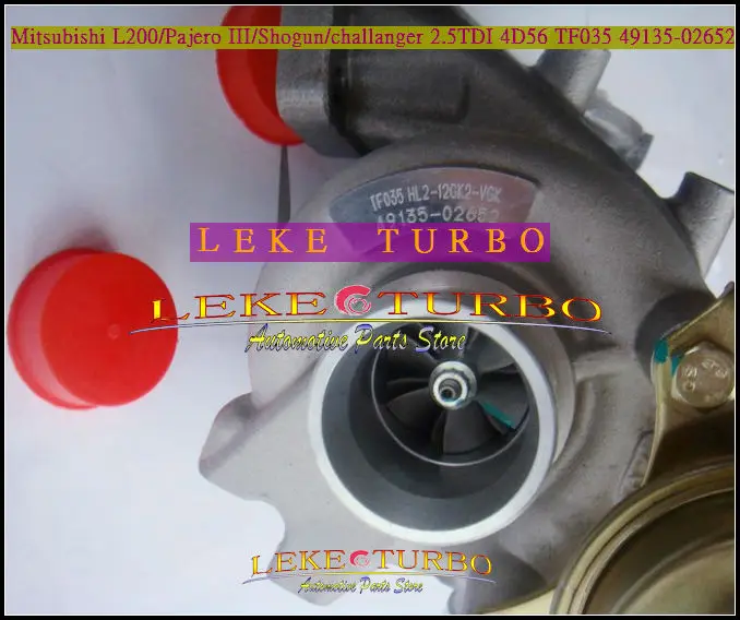 Turbo TF035 VGT 49135 02652 MR968080 4913502652 для Mitsubishi L200 Challanger Pajero III W200 Shogun 2001 4D56 2.5L бесплатная