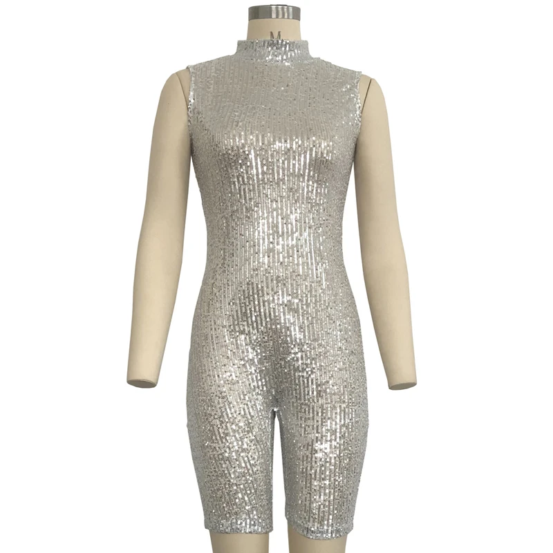 U-SWEAR Women Sexy Sequins Jumpsuit Romper Summer O-Neck Sleeveless Gold Skinny Playsuit Party Club Elegant Short Playsuit
U-SWEAR Women Sexy Sequins Jumpsuit Romper Summer O-Neck Sleeveless Gold Skinny Playsuit Party Club Elegant Short Playsuit