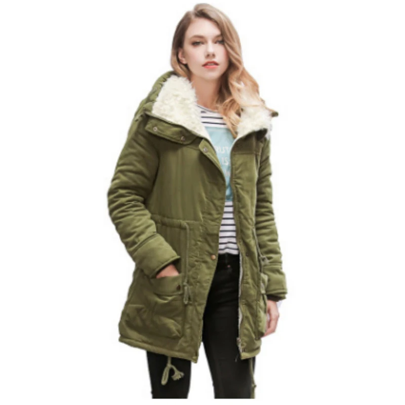 Winter Slim Parka coat women 2019 Europe and America S-3XL plus size Khaki yellow red black loose fashion warmth clothing LR304
Winter Slim Parka coat women 2019 Europe and America S-3XL plus size Khaki yellow red black loose fashion warmth clothing LR304