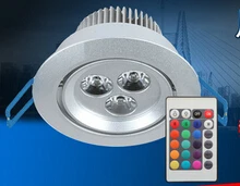 10 pcs lot 3W LED Ceiling Down Lights Recessed LED RGB Downlight Red Blue Green White Warm White AC85-265V
10 pcs lot 3W LED Ceiling Down Lights Recessed LED RGB Downlight Red Blue Green White Warm White AC85-265V