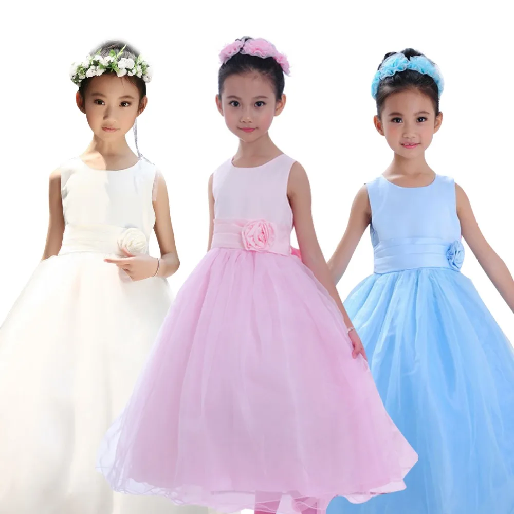 Clearance! Flower Girls Dresses Children Sleeveless Tulle Long Dress with Flower Band Formal Girls Princess Dress Kids Clothes
Clearance! Flower Girls Dresses Children Sleeveless Tulle Long Dress with Flower Band Formal Girls Princess Dress Kids Clothes