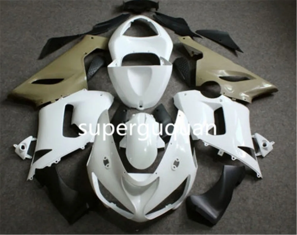 Новый для KAWASAKI Ninja ZX 6R zx6r zx 6r 636 600 2005 2006 05 06 Неокрашенный Белый обтекатель комплект