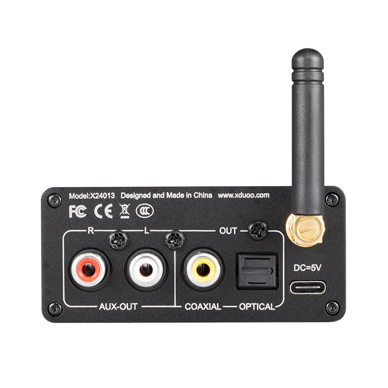 Аудиоприемник XDUOO ЦАП с поддержкой ПК и USB 5 дюймов QCC3008 ES9018K2M Bluetooth|Усилители для