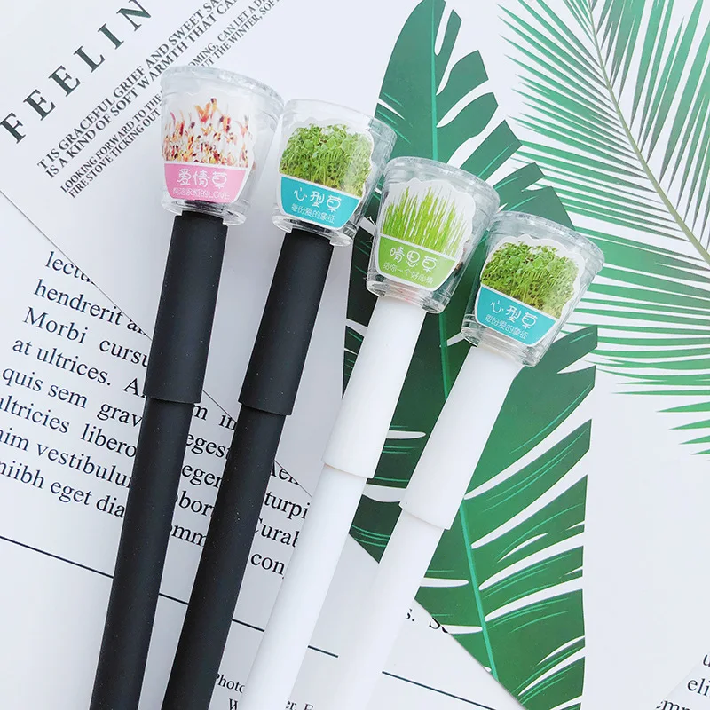 Creative Garden Grow Grass Gel Pen Cute 0.5 mm Black Ink Signature pen office School writing Supplies Stationery gift
Creative Garden Grow Grass Gel Pen Cute 0.5 mm Black Ink Signature pen office School writing Supplies Stationery gift