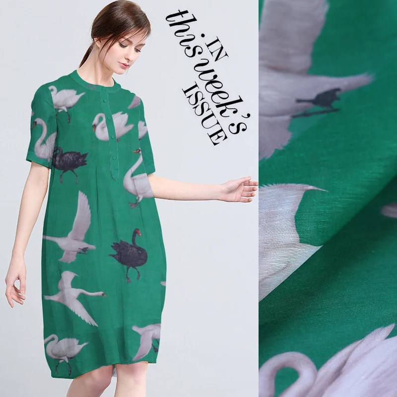 White swan digital inkjet silk linen fabric dress cheongsam chinese silk fabric natural linen fabric wholesale linen cloth 140cm
White swan digital inkjet silk linen fabric dress cheongsam chinese silk fabric natural linen fabric wholesale linen cloth 140cm