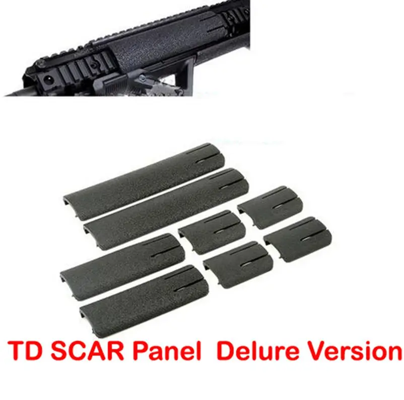 Tactical Airsoft RIS Picatinny Weaver Rail Cover TD SCAR Panel Deluxe Version Accessories EX339
Tactical Airsoft RIS Picatinny Weaver Rail Cover TD SCAR Panel Deluxe Version Accessories EX339