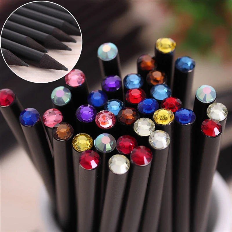 12Pcs/Set Pencil Hb Diamond Color Pencil Stationery Items Drawing Supplies Cute Pencils For School Basswood Office School Cute
12Pcs/Set Pencil Hb Diamond Color Pencil Stationery Items Drawing Supplies Cute Pencils For School Basswood Office School Cute