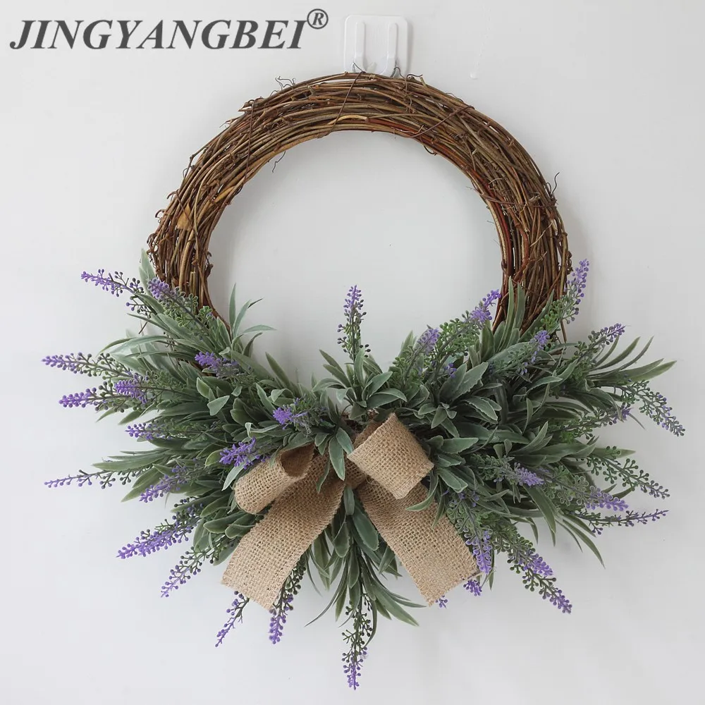 Lavender Wreath Artificial flower Plastic fake flowers Ring Garlands Wedding wall Decoration Backdrop Home door decoration
Lavender Wreath Artificial flower Plastic fake flowers Ring Garlands Wedding wall Decoration Backdrop Home door decoration