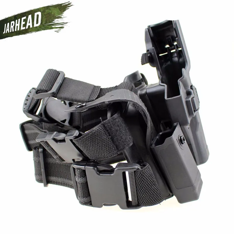 Glock 17 19 22 23 31 Tactical Leg Holster Right Thigh Paddle Belt Level 3 Lock Duty Pistol Gun Holster Magazine Torch Pouch
Glock 17 19 22 23 31 Tactical Leg Holster Right Thigh Paddle Belt Level 3 Lock Duty Pistol Gun Holster Magazine Torch Pouch