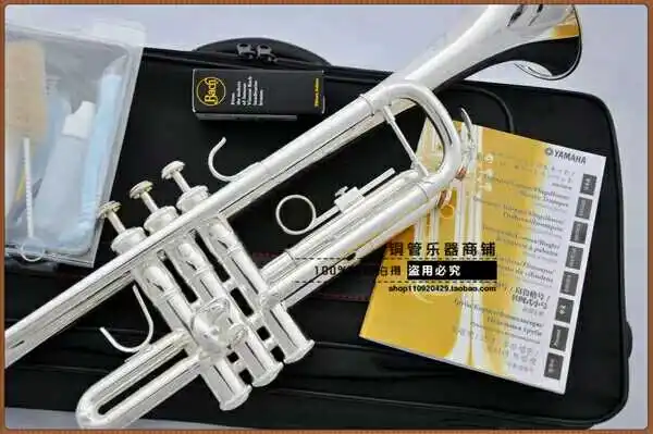 Оригинальные Серебряные плоские трубы YTR2335 B для начинающих|b flat trumpet|trumpet beginnermusical