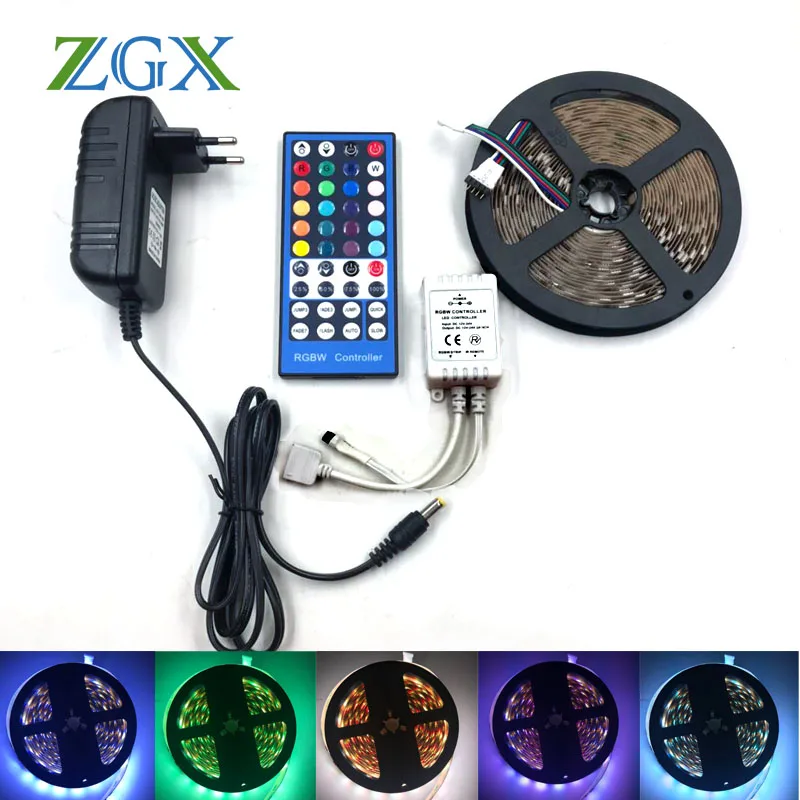 ZGX Светодиодные ленты светильник RGBW 5050RGB декор лента неоновая лампа для Кухня
