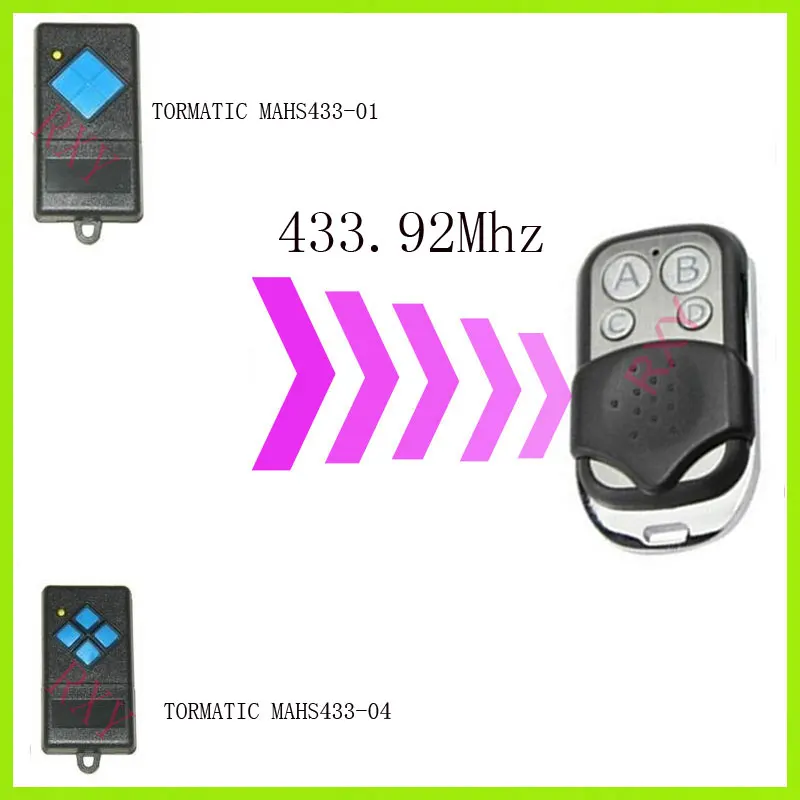 TORMATIC MAHS433-01 TORMATIC MAHS433-04 Remote Control 433.92mhz Gate Garage Door TORMATIC 433mhz Remote Control
TORMATIC MAHS433-01 TORMATIC MAHS433-04 Remote Control 433.92mhz Gate Garage Door TORMATIC 433mhz Remote Control