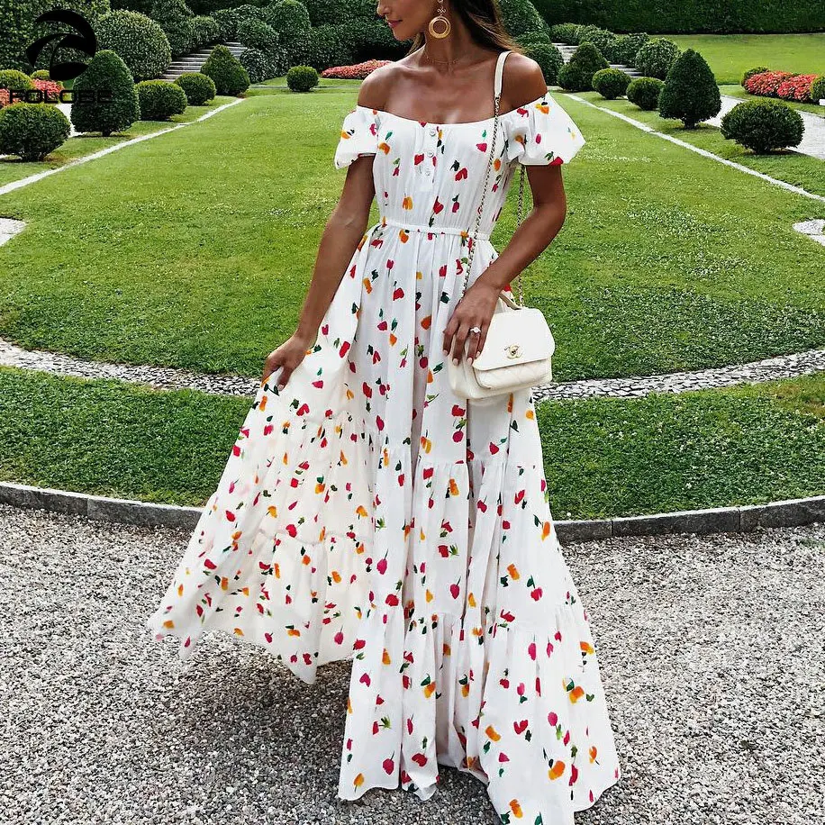 FOLOBE Summer Boho Off Shoulder Short Sleeve Long Maxi Dress Casual Print Plus Size Party Dresses Vestido
FOLOBE Summer Boho Off Shoulder Short Sleeve Long Maxi Dress Casual Print Plus Size Party Dresses Vestido