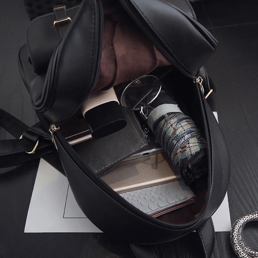 Модные женские туфли Композитный сумка натуральная кожа рюкзак Симпатичные 3