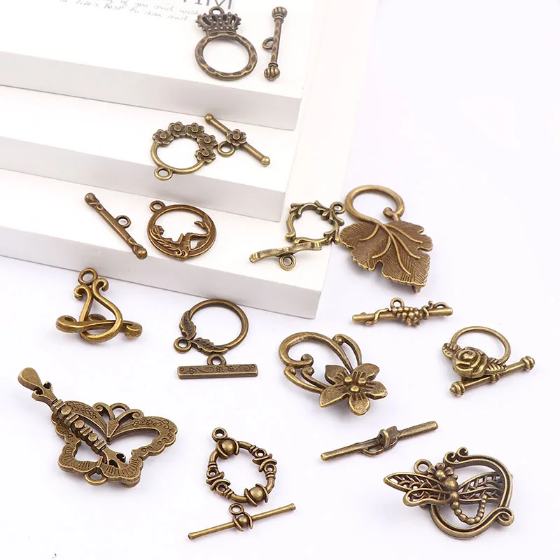 Bronze Color OT Toggle Buckle Connectors Fit Bracelet Necklace Clasps DIY Jewelry Findings Accessories
Bronze Color OT Toggle Buckle Connectors Fit Bracelet Necklace Clasps DIY Jewelry Findings Accessories