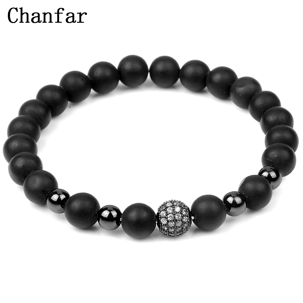 Chanfar 3Styles Fashion Matte Natural Stone Bracelet Men Bianshi Strand Shining CZ Ball Beads Charm Bracelets Women Jewelry
Chanfar 3Styles Fashion Matte Natural Stone Bracelet Men Bianshi Strand Shining CZ Ball Beads Charm Bracelets Women Jewelry