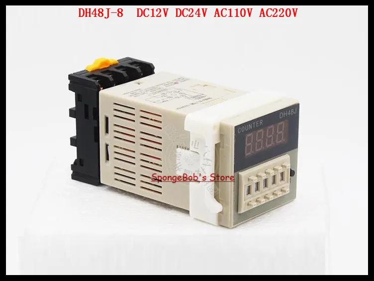 1 Set DH48J-8 DC12V, DC24V, AC110V, AC220V Electronic Preset Display Counters 1-999900 On 8 Pins Base
1 Set DH48J-8 DC12V, DC24V, AC110V, AC220V Electronic Preset Display Counters 1-999900 On 8 Pins Base