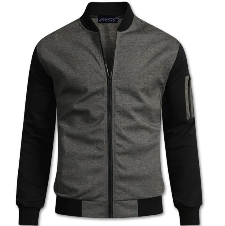 New Autumn Jacket Men England Style Stand Collar Slim Fit Jackets Zipper Casual Male Coats Black Grey Patchwork Clothing
New Autumn Jacket Men England Style Stand Collar Slim Fit Jackets Zipper Casual Male Coats Black Grey Patchwork Clothing