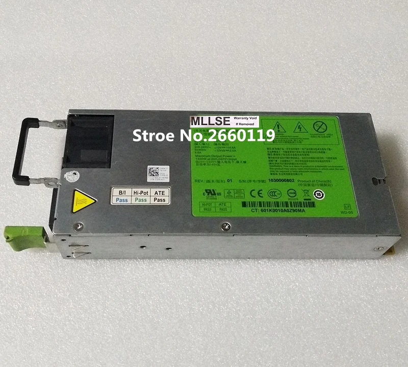 Серверный блок питания для C6100 C410X 1400 Вт PS-2142-2L полностью протестированный
Серверный блок питания для C6100 C410X 1400 Вт PS-2142-2L полностью протестированный