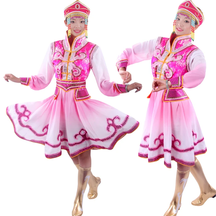 Royal Pink color Cosplay Dance clothes Costumes Mongolian gowns dress Women clothing Mongolia outfits
Royal Pink color Cosplay Dance clothes Costumes Mongolian gowns dress Women clothing Mongolia outfits