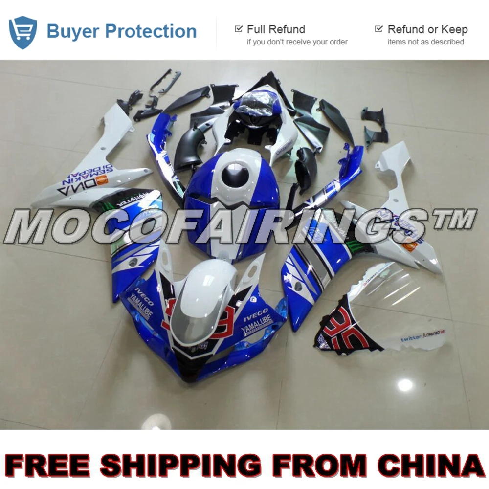 For Yamaha YZF R1 2007 2008 Injection Motorcycle Fairing Kit ABS Body Work YZF-R1 07 08
For Yamaha YZF R1 2007 2008 Injection Motorcycle Fairing Kit ABS Body Work YZF-R1 07 08