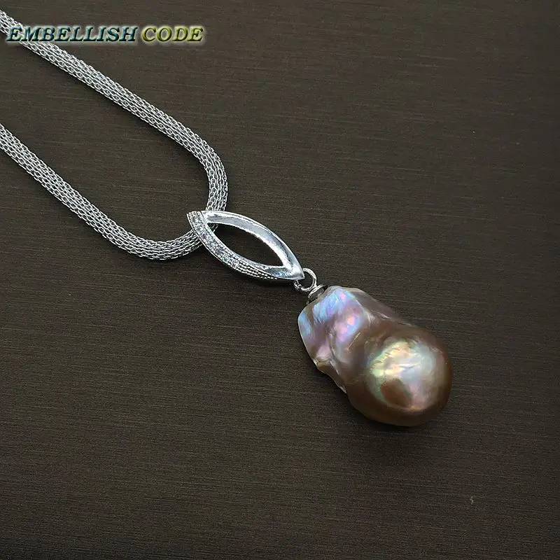 purple golden pearl zircon boat long shape 18'' to 20'' baroque pendant necklace fire ball Durable adjust snake chain 925 silver
purple golden pearl zircon boat long shape 18'' to 20'' baroque pendant necklace fire ball Durable adjust snake chain 925 silver