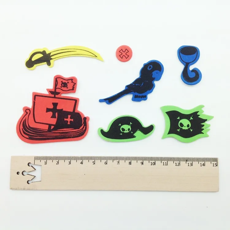 1bag/LOT.halloween pirate foam stickers.Early educational toys Kindergarten crafts Creative activity items Kids diy toys Work
1bag/LOT.halloween pirate foam stickers.Early educational toys Kindergarten crafts Creative activity items Kids diy toys Work