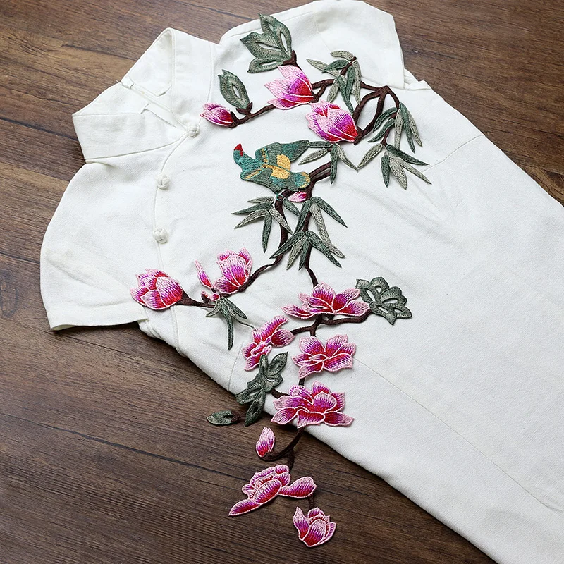 birdflower 2pcs/set applique patches vintage embroidered sew on patch applique jacket patches for clothes parches para la ropa
birdflower 2pcs/set applique patches vintage embroidered sew on patch applique jacket patches for clothes parches para la ropa
