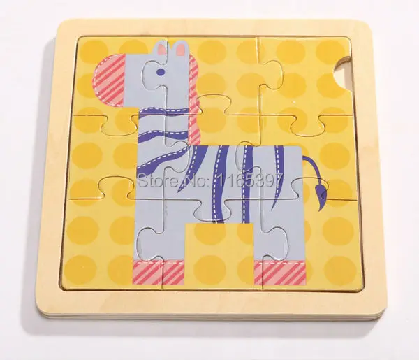 6pc asst.pattern wild animal multi colored wooden jigsaw puzzle kids children kindergarten early color animal logical education
6pc asst.pattern wild animal multi colored wooden jigsaw puzzle kids children kindergarten early color animal logical education