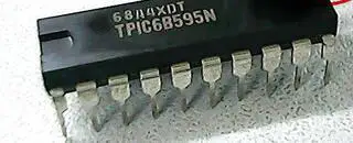 100% оригинальный новый TPIC6B595 TPIC6B595N 8-битный переключатель питания DIP-20 IC x 10 шт.