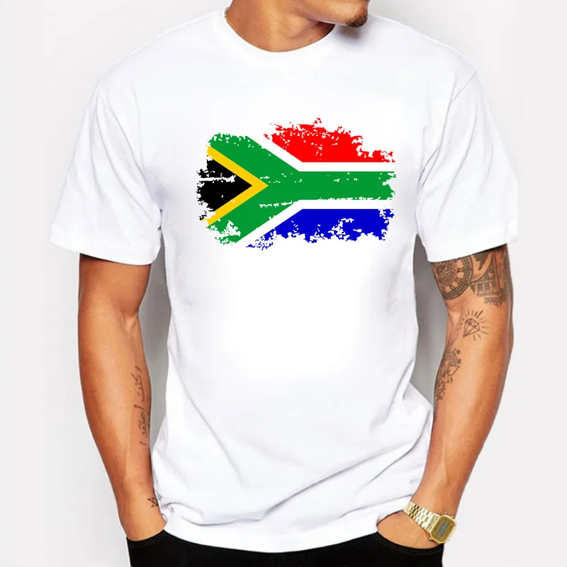 BLWHSA South Africa National Flag T shirts For Men 100% Cotton Short Sleeve Top & Tee Nostalgic Flag Design T-shirt Men
BLWHSA South Africa National Flag T shirts For Men 100% Cotton Short Sleeve Top & Tee Nostalgic Flag Design T-shirt Men