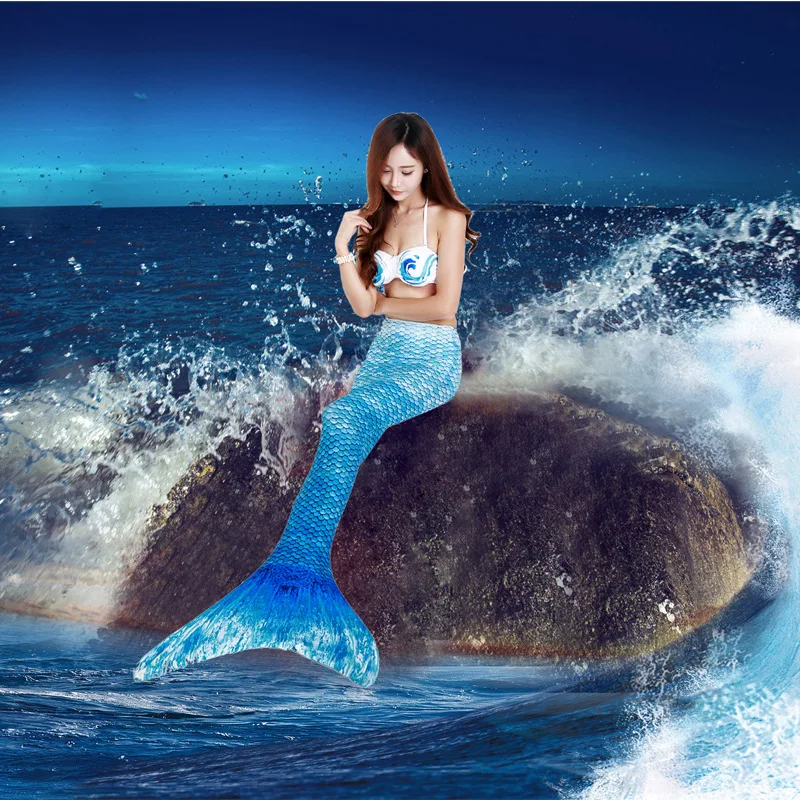 

new Mermaid swimsuit with fins split Agent Provocateur Bikini steel support bikinis swimsuits steel support women gather