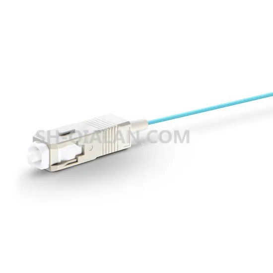 1.5m 1pc 2pc Simplex SC/UPC 50/125 OM3 Multimode Fiber Optic Pigtail - 0.9mm PVC Jacket
1.5m 1pc 2pc Simplex SC/UPC 50/125 OM3 Multimode Fiber Optic Pigtail - 0.9mm PVC Jacket